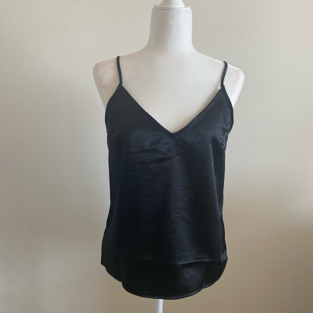 Parisian V-neck Black Cami Size 8